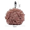 2-Pack-Puff-Shower-Sponge-Bath-Soft-Loofah-Sponge-Pouf-Exfoliating-Mesh-Shower-Ball-for-Adults-Mens-blueBrown Bath Sponge Shower Puff Sponges Bath Soft Loofah Sponge Pouf Exfoliating Mesh Shower Ball Bath Scrunchies for Adults