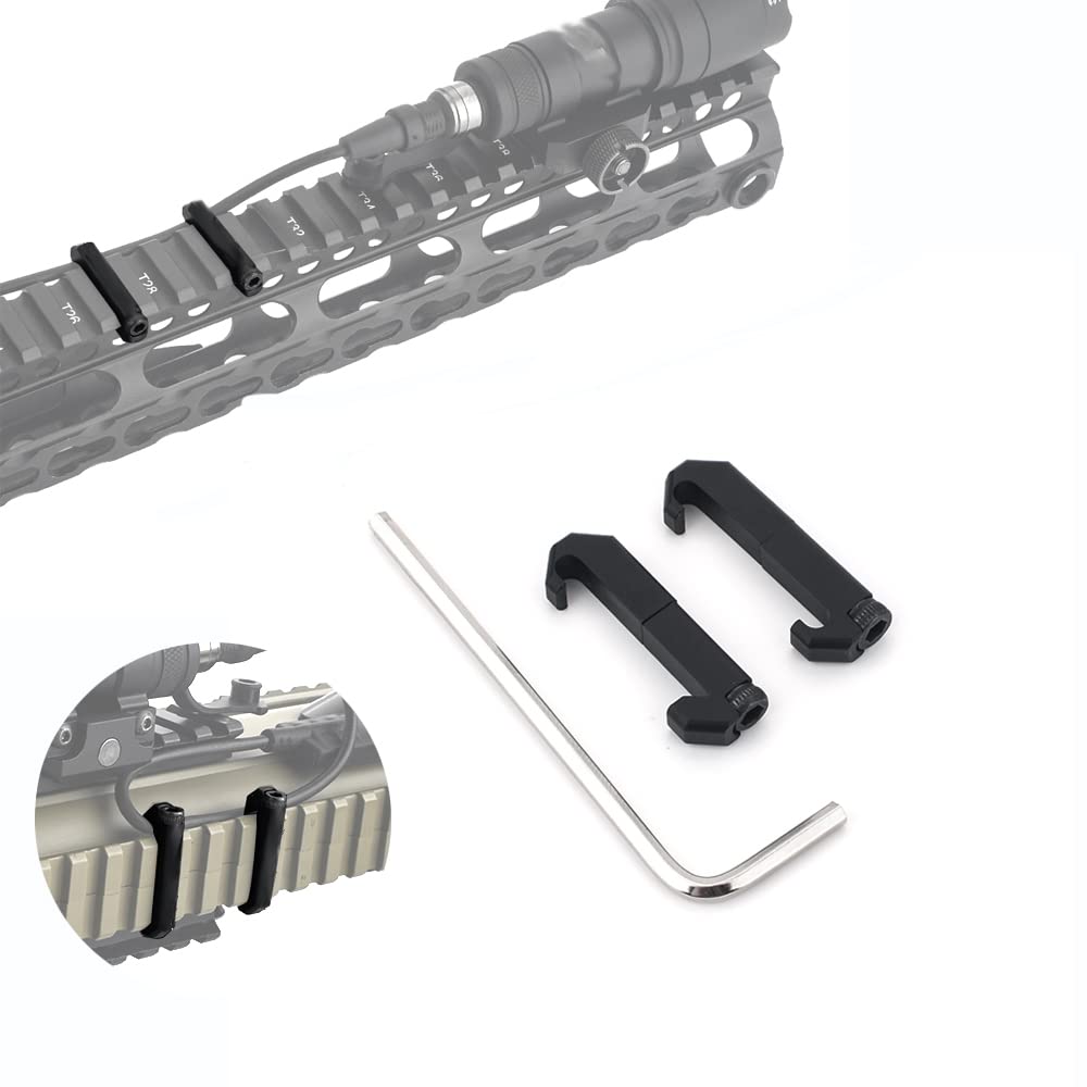 SBGJMY Tactical Flashlight Picatinny Pressure Switch Cable Clip M300 M600 Light for 20mm Picatinny System