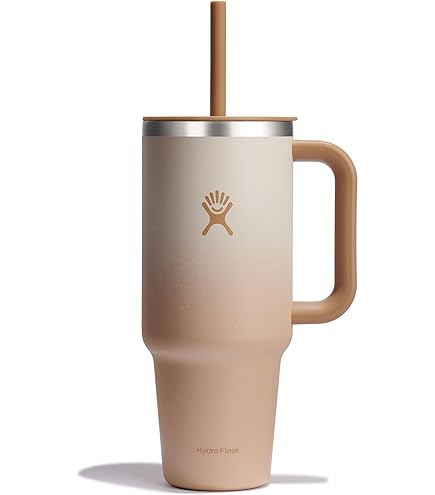 Amazon.com: Hydro Flask Travel Tumbler with Handle, Lid and Straw