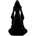 Kahbin Women Hooded Gothic Dress Medieval Corset Renaissance Dress Victorian Dress Halloween Costume