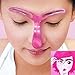 BIHUA- 1Pc Eyebrow Shaping StencilS Eye Brow Guide Template Kit Makeup DIY Tool