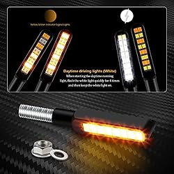 iFunyLED 2PCS Flowing LED Motorcycle Turn Signal