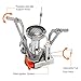 EZOWare Portable LightWeight Mini Outdoor Backpacking Camping Stove Burner Cookware