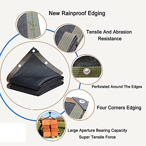 ALGFree Sonnensegel Leinwand, Sun Segel Sonnensegel Rechteck 90% UV-beständig Mit Ösen Für Den Außenbereich Pergola… – Bild 6