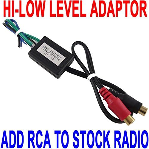 IMP USA Speaker to Gold Female RCA High to Low Line Output Converter for Car/Home Audio