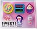 iscream Sweet Treats Set of 6 Die-Cut Mini Erasers