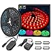 LED Strip Lights LED Lights Sync to Music, MINGER 9.8Ft LED Light Strip 150 LED Lights SMD 5050 Waterproof Flexible RGB Strip Lights, LED Tape Lights, 12V Strip Lighting for Bedroom DC UL Listed