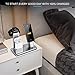 YoFeW Charging Stand for Apple Watch Charger Stand Aluminum Dock Station Compatible for iWatch Apple Watch Series 4/3 / 2/1/ AirPods/iPhone X/XS/XS Ma /8 / 8Plus / 7/7 Plus /6S /6S Plus