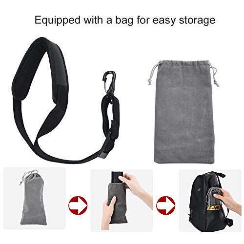 Irich Saxophone Neck Strap, Adjustable Harness Belt Comfortable Design with Metal Hook for Sax, Clarinets, Oboe & English Horns