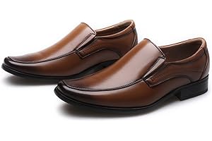 Fashion Style Men s Breathable Comfortable Business Slip On Work Leisure Solid Color Leather Dress Shoes for Men Size 13