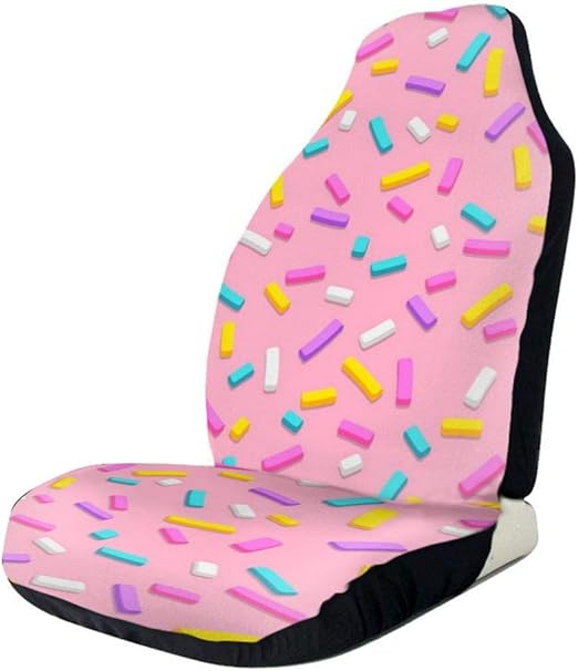 Seamless Pattern Many Decorative Sprinkles Auto Seat Cover