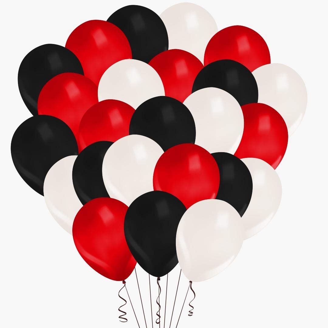 101 pcs 12" (30 CM) Latex Balloons Pearlized Metallic Air or Helium Wedding Birthday Christmas Party Decorations