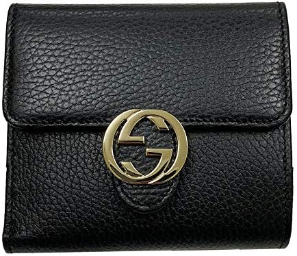 グッチ GUCCI 財布 598167/615525 レザー GG金具 両開き財布 ブラック 【アウトレット】 [並行輸入品]