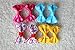 yagopet 50pcs/25pairs New Puppy Dog Hair Clips Small Bowknot with Tiny Alligator Clips Pet Grooming Products Mix Colors Varies Patterns Pet Hair Bows Dog Accessories