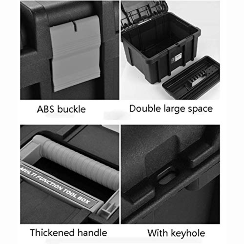 BOCbco Toolbox Hardware Universal Werkzeugkoffer Auto Zuhause Tragbare Werkzeugsets Werkzeugkoffer Industriequalität… – Bild 4