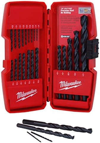 Power Tools Milwaukee 48-89-2801 21 Piece Thunderbolt Black Oxide Drill Bit Set
