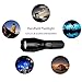 LED Tactical Flashlight,Liwin Ultra Bright LED Handheld Portable Water Resistant Torch with Adjustable Focus and 5 Modes Light,Includes Rechargeable 18650 Lithium Ion Battery and Charger