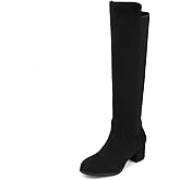 DREAM PAIRS Women's Knee High Stretchy Fashion Boots