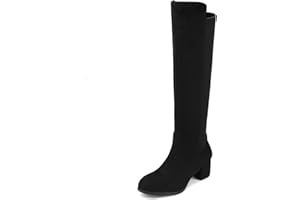 DREAM PAIRS Women's Knee High Stretchy Fashion Boots