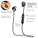 Bluetooth Headphones, Luxsure Lightweight AX8 V4.1 Wireless Sport Stereo In-Ear Noise Cancelling Sweatproof Headset with APT-X/Mic for iPhone 7 Galaxy S7 and Android Phones (Black)