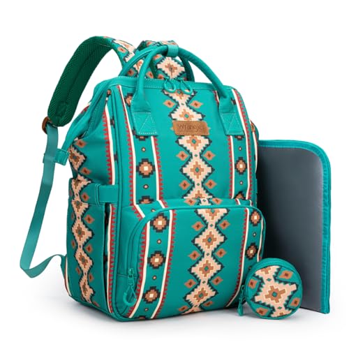 Montana West Wrangler Aztec Diaper Bag Backpack