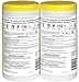 Amazon Brand - Solimo Disinfecting Wipes, Lemon Scent, Sanitizes/Cleans/Disinfects/Deodorizes, 75 Wipes Each (Pack of 2)
