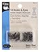 Dritz Hooks and Eyes, Size 2, 14 Count, Black-Steel