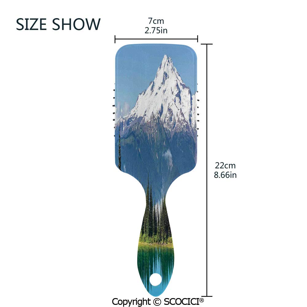 Buy Hair Brush With Air Cushion Combs Lake And Snowy Glacier Peak