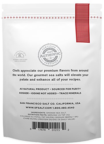 Cherrywood Smoked Sea Salt - 5 oz. Fine Grain