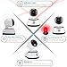 Home Security Camera, DIGOO-M1Z 1080P Wireless Wifi IP Camera, Baby Monitor, Surveillance System with Pan/Tilt/Zoom Function, Night Vision, Motion Detection, ONVIF Support, Remote Control, White