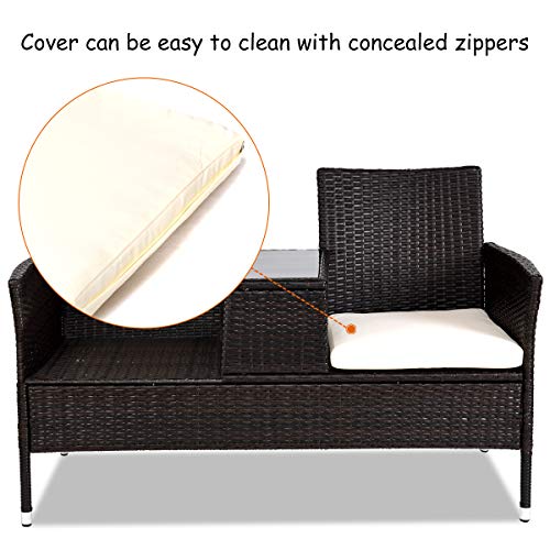 5 TANGKULA+Furniture+Conversation+Remoable+Cushions