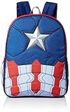 Marvel Little Boys Captain America 16 Inch Backpack, Blue, One Size