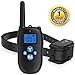 ALZN Remote Controlled Dog Training Collar, 330 Yards Rechargeable and Waterproof IP67 Dog Shock Collar with Beep, Vibration and Shock Electronic Collar Dogs (Black)