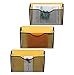 Denozer Mesh Wall File Holder Mount Hanging Organizer Magzine Rack 3 Pack Single Pocket,Black