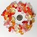 Lilyhandmade Sea Glass Beads/Beach Glass Beads for Jewelry Making (Small Size / 8-12 mm, Multicolored Red Yellow Orange Golden Pink Mix, Not Drilled) (150 Pieces)