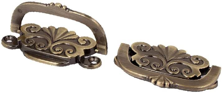 X-DREE Cajón de la puerta del gabinete, metal oculto, tirador, mango