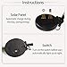 CLAONER Solar Garden Stake Lights, 3 Pack Solar Flower Lights Outdoor with 12 Lily Flowers Waterproof Muti-Color Changing LED Lights for Outdoor Decorative Like Garden, Yard, Patio, Walkway, Pathway