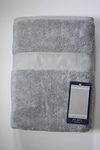 Loft by Loftex Spa Bath Towel Extra Soft and Fluffy - Silver