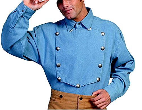 Scully Rangewear Men's Rangewear Frontier Engineer Shirt Blue Large