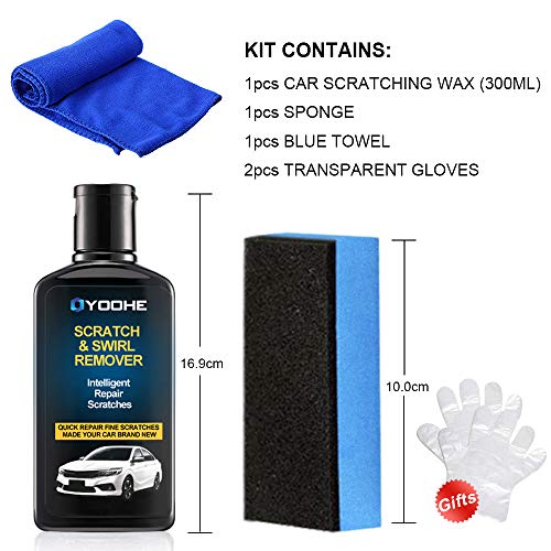 YOOHE Car Scratch Swirl Remover Kit Ultimate Car Scratch Remover