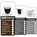 Eparé Espresso Cups, Insulated Glass Demitasse Lid & Saucer Set (4 oz, 120 ml) – Double Wall Thermal Tumbler Cup – Mug for Drinking Tea, Latte, Lungo, or Cappuccino – 2 Glasses