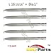 Hongso 16 13/16x1“ Dia Stainless Steel Grill Burner Replacement for Charmglow 720-0234, 720-0036, 720-0304 models, Nexgrill, Costco Kirkland, Permasteel, Perfect Glo, Sterling Forge Gas Grills, 5-Pack