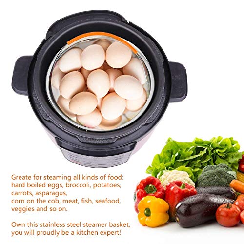 image for MOONBROOK Steamer Basket For Instant Pot Accessories 6 or 8 qt-Instant