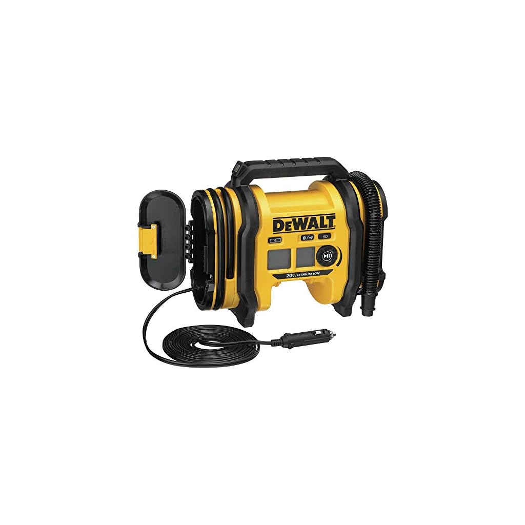 DEWALT 20V MAX Tire Inflator, Compact and Portable, Automatic Shut Off