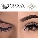 Natural Reusable Eyelashes ,False Magnetic Eyelashes, Glue Free, 1.5mm Natural Look Fiber Eyelashes (4 piece)