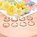 FINREZIO 7PCS Adjustable Toe Ring for Women Girls Open Tail Ring Flower Knot Simple Toe Ring Gifts Jewelry Set…