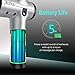 Massage Gun Deep Tissue Percussion Muscle Massager for Pain Relief, Handheld Electric Body Massager Sports Drill Portable Super Quiet Brushless Motor, Feeke R3 Pro