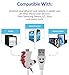 Lightning Cable Cute Cartoon Unicorn Funny Emoji Face Kawaii Charger Cord Data LED Sync 3FT USB Fast Charging Cable Samsung, Kindle, Android Smartphones, Galaxy S7 Edge, Moto G5, PS4