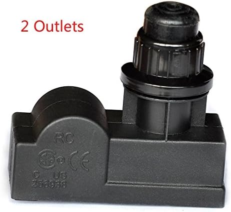 TzBBL Spark Generator Grill Ignitor Replacement Push Button Ignitor Universal BBQ Gas Grill Replacement 2 Outlet AA Battery Electronic Igniter CSA Certified (Batteries not Included)