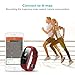 Fitness Tracker with Heart Rate Monitor, Runme Activity Tracker Smart Watch with Sleep Monitor, IP67 Water Resistant Walking Pedometer Band with Call/SMS Remind for iOS/Android Smartphone
